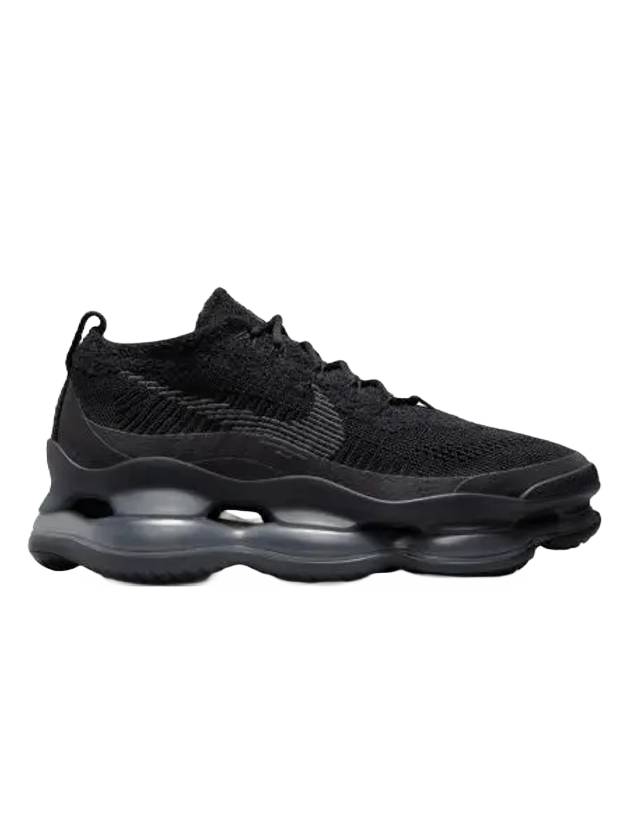 Air Max Scorpion Flyknit Low Top Sneakers Black - NIKE - BALAAN 1