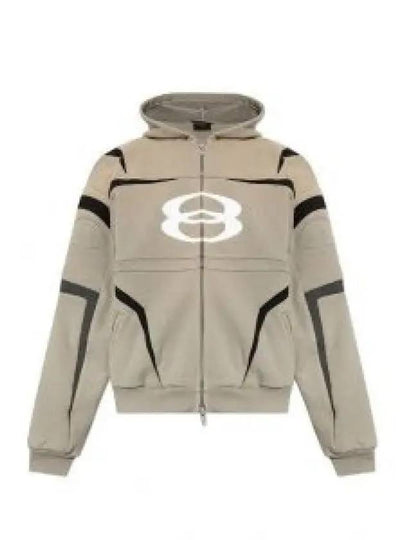 Unity Sports Icon Zip Up Hoodie Grey - BALENCIAGA - BALAAN 2