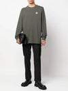 Logo Long Sleeve T-Shirt Olive - MONCLER - BALAAN 4