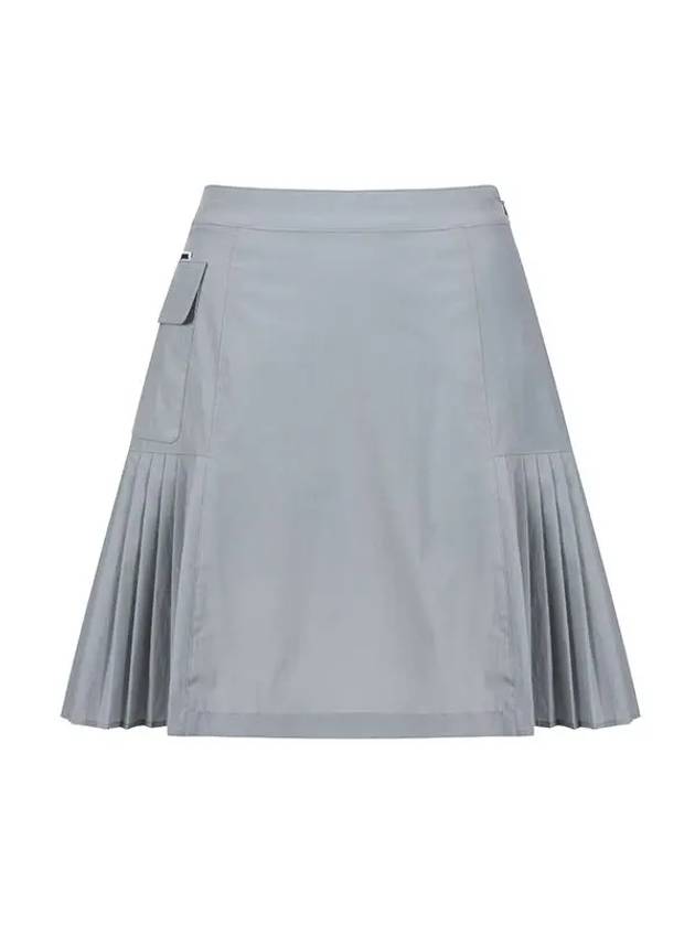 1st Side pleated miniskirt MW3MS245LGY - P_LABEL - BALAAN 8