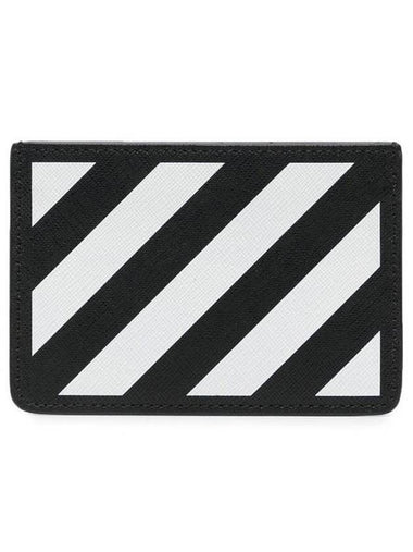 Diag Card Wallet Black - OFF WHITE - BALAAN 1