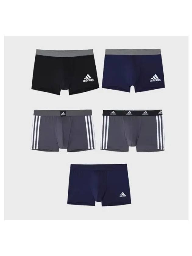 adidas UNDERWEAR Performance Black Edition Draws 5 Pack - ADIDAS - BALAAN 1