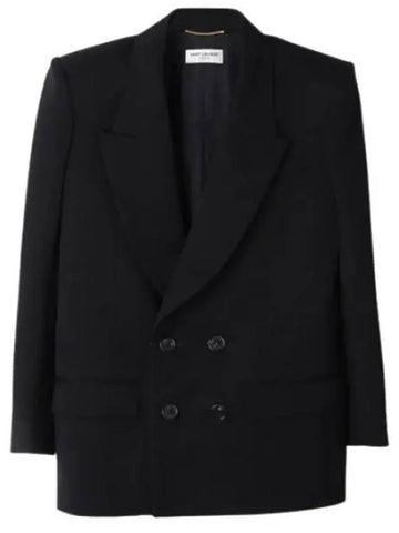 Blazer doublebreasted jacket - SAINT LAURENT - BALAAN 1