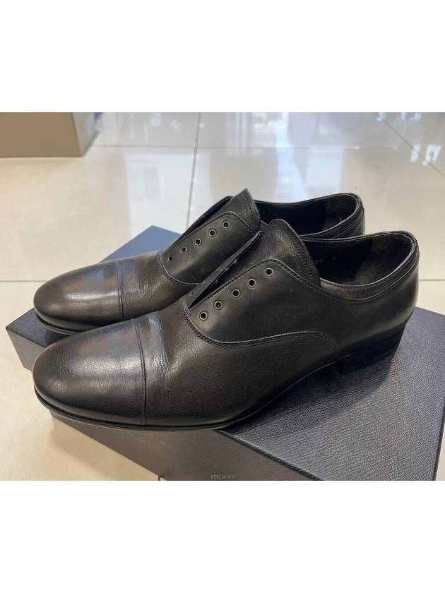 Men's Vintage Classic Business Shoes Brogue 2E2720 8QW - PRADA - BALAAN 4