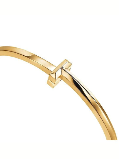 Tiffany T T1 narrow hinged bangle yellow gold 67794265 68489245 - TIFFANY & CO. - BALAAN 2