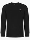 Zebra Patch Cotton Long Sleeve T-Shirt Black - PAUL SMITH - BALAAN 2