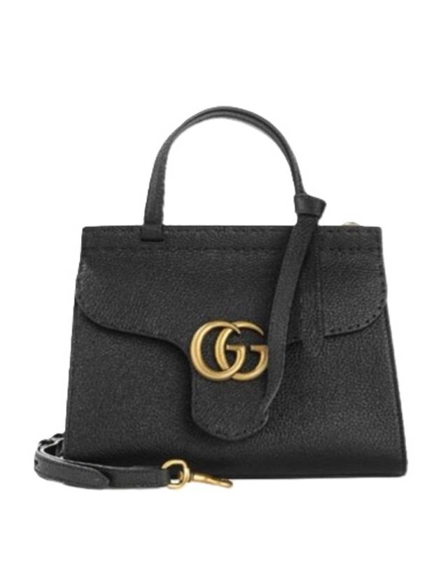 Women's GG Marmont Tote Bag Black - GUCCI - BALAAN 2