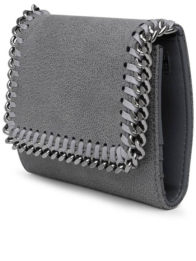 Falabella small flap halfwallet light gray - STELLA MCCARTNEY - BALAAN 3