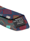 100 Silk Navy Khaki Square Multi Pattern Tie - A. TESTONI - BALAAN 6