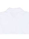 Men s Double Heart Waffen Polo T Shirt AZ P1T290 051 WHITE - COMME DES GARCONS - BALAAN 6