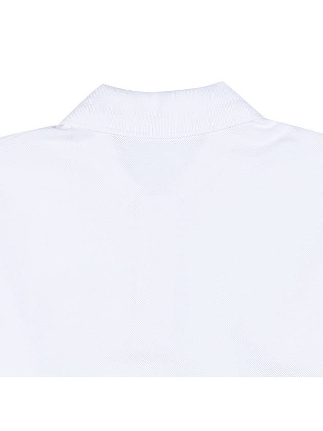 Men s Double Heart Waffen Polo T Shirt AZ P1T290 051 WHITE - COMME DES GARCONS - BALAAN 6