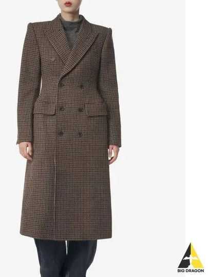 Wool Double Coat Brown - BALENCIAGA - BALAAN 2