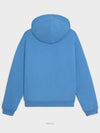 Loose Cotton Fleece Hoodie Dirty Blue - CELINE - BALAAN 3