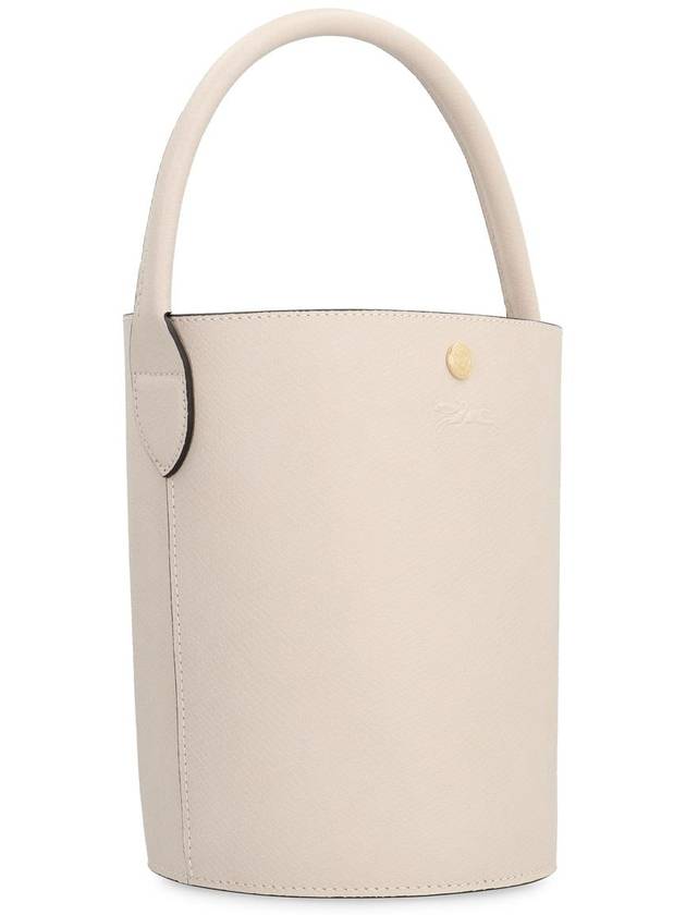 Epure Leather Bucket Bag White - LONGCHAMP - BALAAN 4