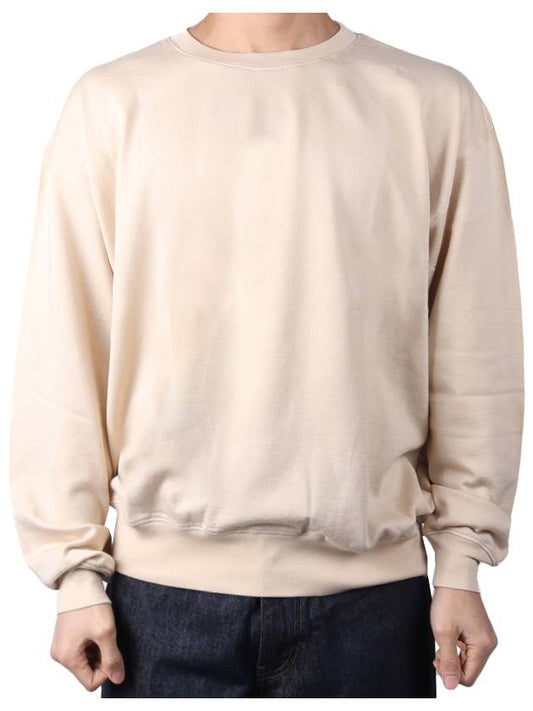 Men's Super High Sweatshirt Light Beige A23AP02CU LIGHTBEIGE - AURALEE - BALAAN 2