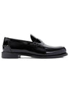 Mr G Glossy Leather Loafer Black - GIVENCHY - BALAAN 2