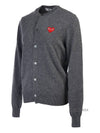 Heart Waffen Cardigan AX N007 051 3 GRAY - COMME DES GARCONS - BALAAN 2