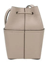 Gancini Mini Bucket Bag Beige - SALVATORE FERRAGAMO - BALAAN.