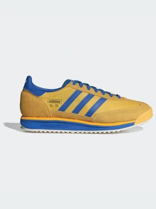 SL 72 RS Leather Low Top Sneakers Yellow - ADIDAS - BALAAN 2