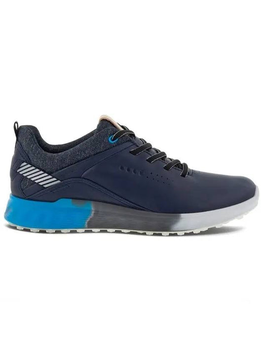 Women'ss Three Spikeless Golf Shoes Gray Navy Blue - ECCO - BALAAN 1
