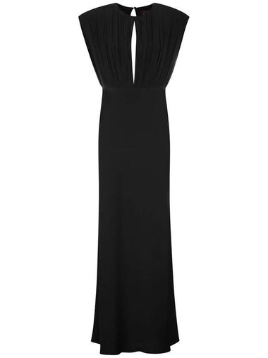 RANDERS - Georgette and enver satin long dress - MAX MARA - BALAAN 1