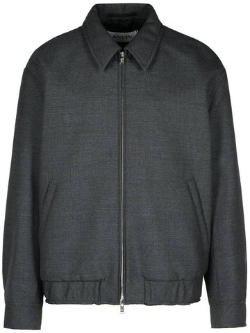 Lanvin Grey Wool Jacket - LANVIN - BALAAN 1