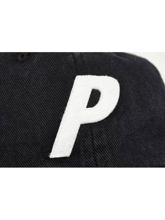 Washed Twill P 6Panel Black - PALACE - BALAAN 5