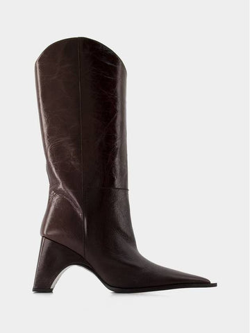 Bridge Cowboy Boots - Coperni - Leather - Brown - COPERNI - BALAAN 1