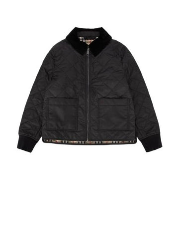 Kids Kids Jacket 8069337 A1189 BLACK - BURBERRY - BALAAN 1