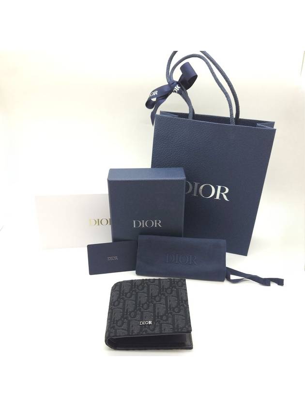 Wallet Black  Oblique Jacquard - DIOR - BALAAN 2