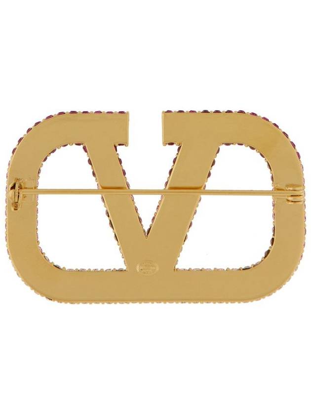 Valentino Garavani "Vlogo Signature" Pin - VALENTINO - BALAAN 2