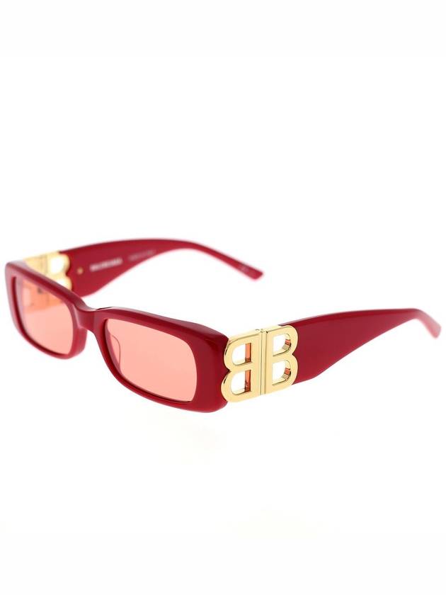 Vintage Square Sunglasses Red - BALENCIAGA - BALAAN 3