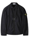 Garment Dyed Crinkle Reps R-NY Jacket Black - STONE ISLAND - BALAAN 2