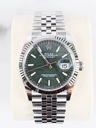 Datejust36 Green Palm Motif Flujuville 22 Years Old - ROLEX - BALAAN 1