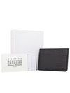 Grain Leather Stitch Card Wallet Black - MAISON MARGIELA - BALAAN 5