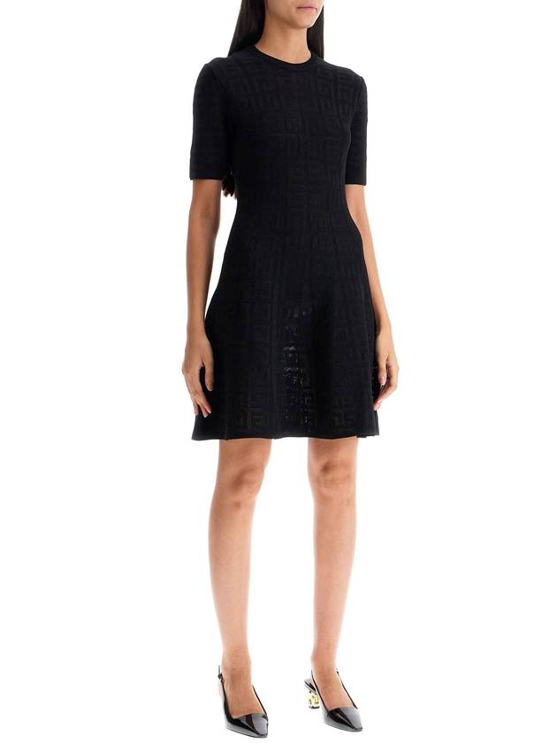 4G Monogram Midi Dress Black - GIVENCHY - BALAAN 3