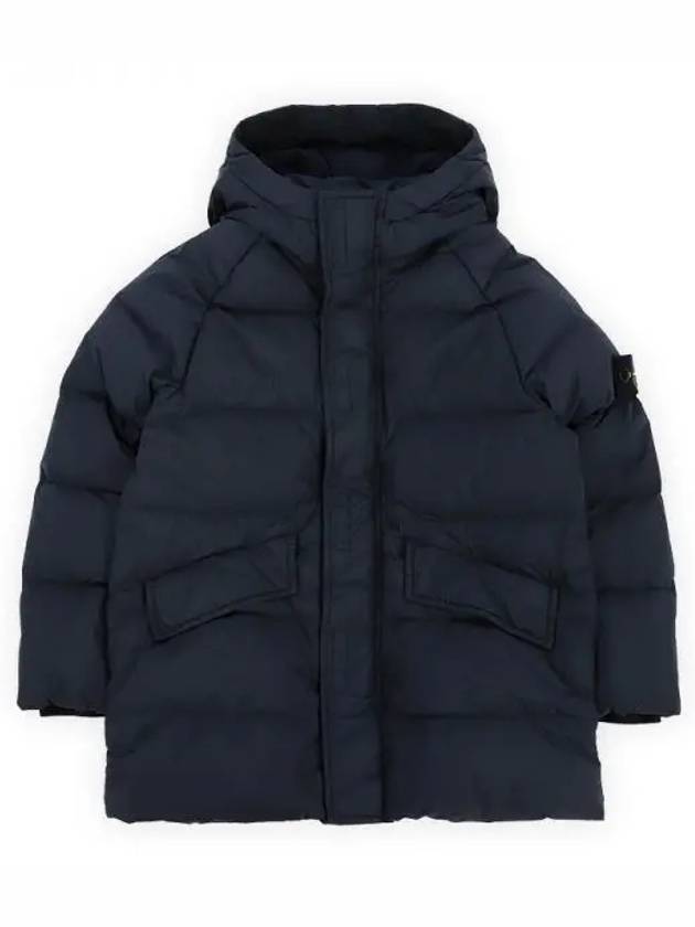 Stone Kids Waffen Patch Down Hood Long Padding 791640123 V0020 10 12A 1064415 - STONE ISLAND - BALAAN 1