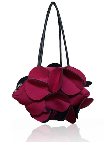 Women's Flower Mini Bag Burgundy - SUIN - BALAAN 2