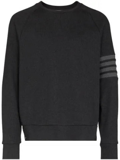 4 Bar Stripe Sweatshirt Dark Grey - THOM BROWNE - BALAAN 2