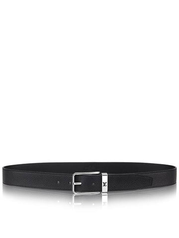 Pont Neuf 35MM Leather Belt Black - LOUIS VUITTON - BALAAN 1