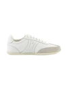 JoGGer Lace Up Low Top Sneakers White - CELINE - BALAAN 2