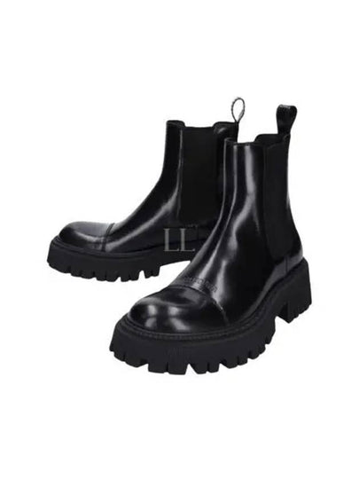 Tractor Leather Chelsea Boots Black - BALENCIAGA - BALAAN 2