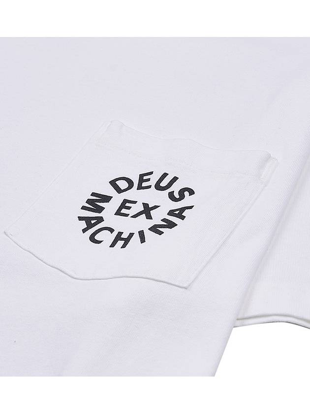 Men s Logo Short Sleeve T Shirt DMA51995 WHITE - DEUS EX MACHINA - BALAAN 5