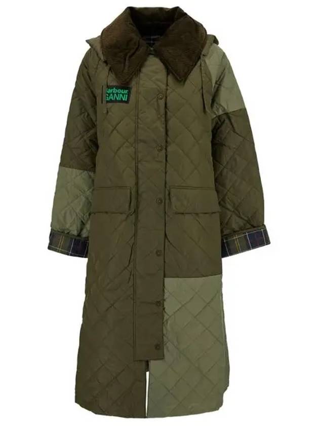 Burghley Quilted Padding Green - BARBOUR - BALAAN 2