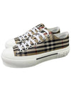 Vintage Check Cotton Sneakers Archive Beige - BURBERRY - BALAAN 2