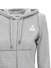 Penny logo hooded zip up SW0122FB A1M07E GYWH - ISABEL MARANT - BALAAN 4