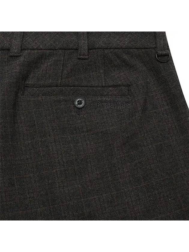 Fall Check Pants 5043GXWRGREY - BLACK&WHITE - BALAAN 4