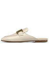 Metal Chain Leather Mule White - TOD'S - BALAAN 2