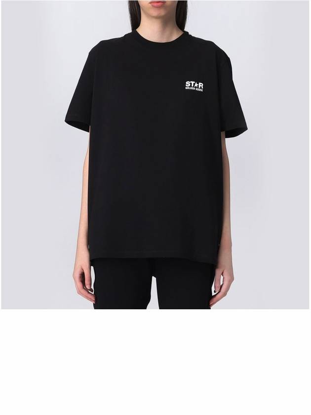 Back Big Star Short Sleeve T-Shirt Black - GOLDEN GOOSE - BALAAN 4