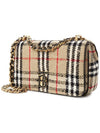 Boucle Lola Vintage Check Small Cross Bag Beige - BURBERRY - BALAAN 3